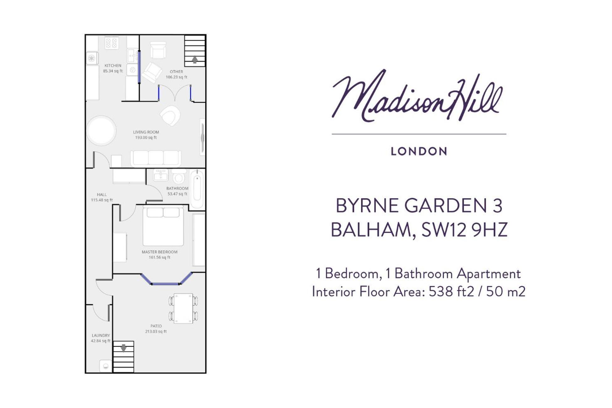 לונדון Madison Hill - Byrne Garden 3 - One Bedroom Home מראה חיצוני תמונה